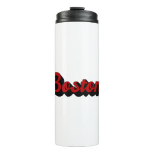 Boston Red and Black Thermal Tumbler