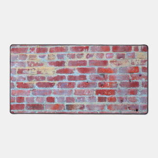 Boston Red Brick Photo Image Desk Mat