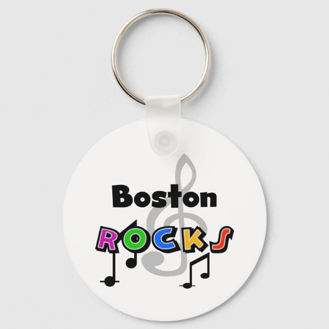 Boston Rocks Key Ring (Front)