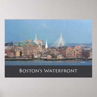 Boston’s Zakim Bridge Poster