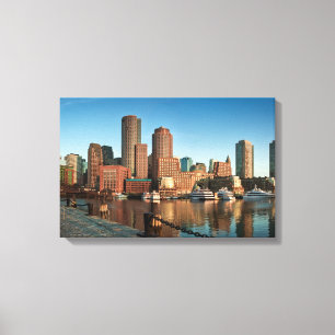 Boston skyline canvas print