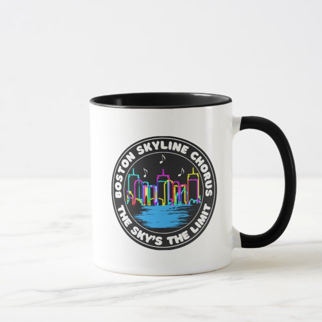 Boston Skyline Chorus Logo 11oz Mug (Right)