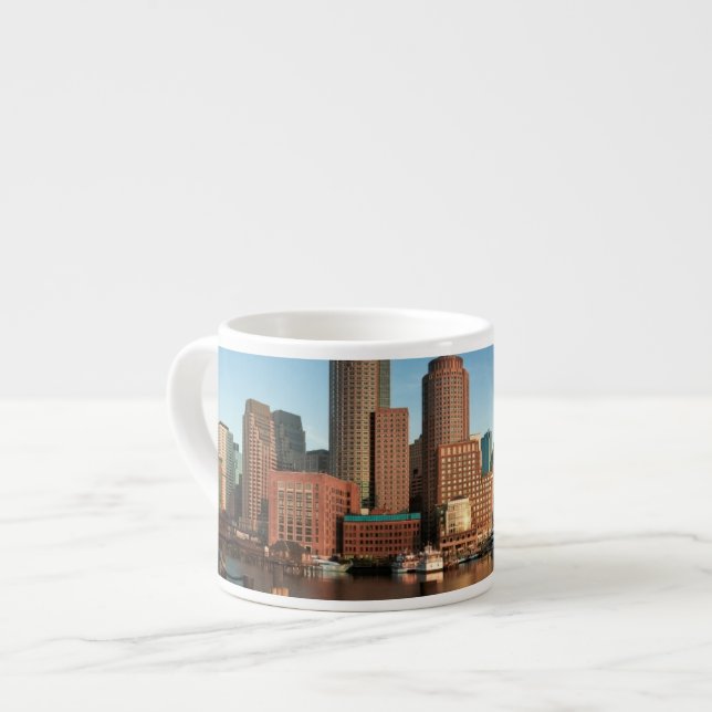 Boston skyline espresso cup (Front Left)