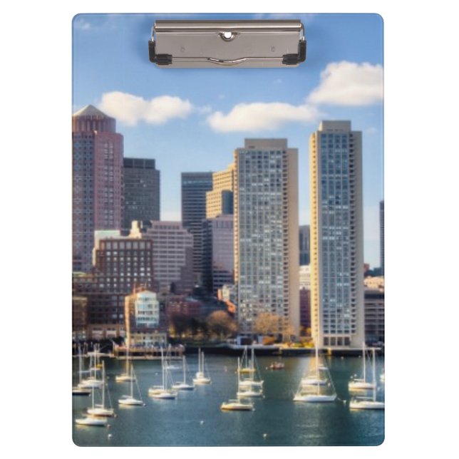Boston skyline from waterfront clipboard (Front)
