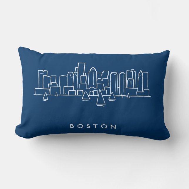Boston Skyline Lumbar Cushion (Front)