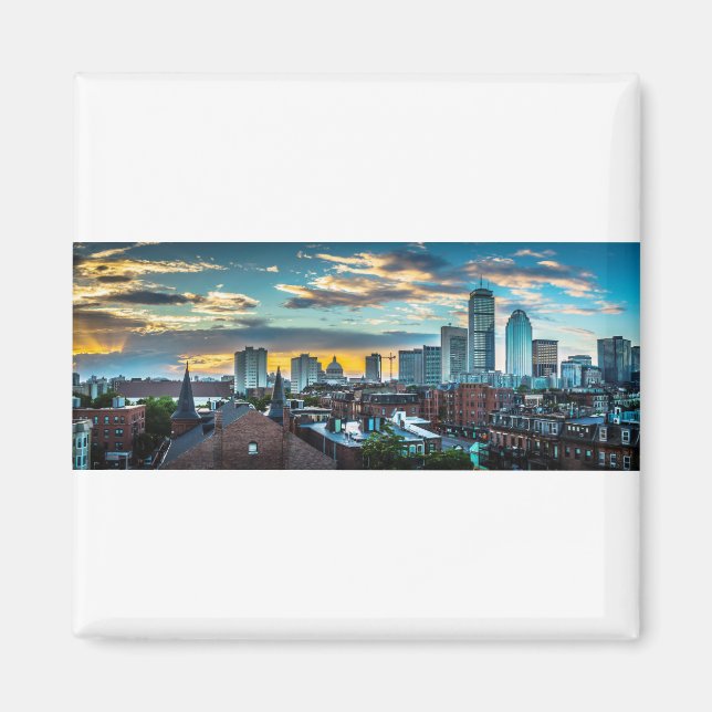 Boston Skyline Magnet (Front)