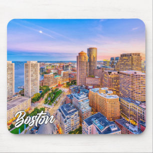 Boston Skyline, Massachusetts, USA Mouse Mat