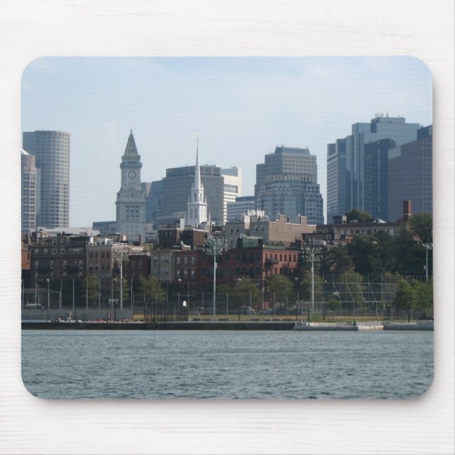 Boston Skyline Mouse Mat (Front)