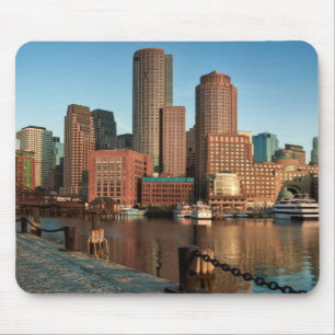 Boston skyline mouse mat