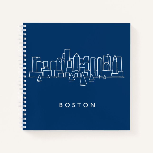 Boston Skyline Notebook (Front)
