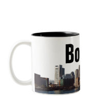 Boston Skyline on a cup