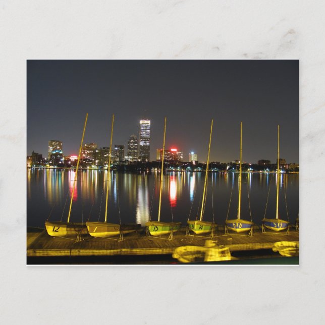 Boston skyline postcard (Front)