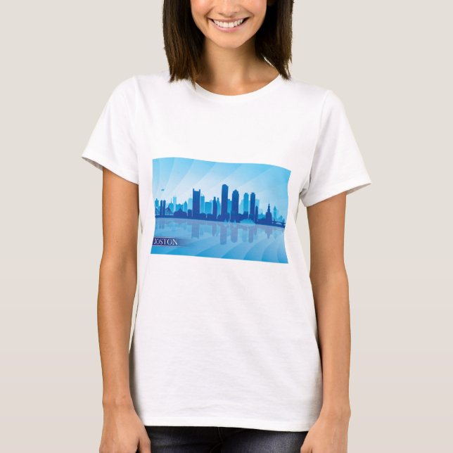 Boston Skyline T-Shirt (Front)