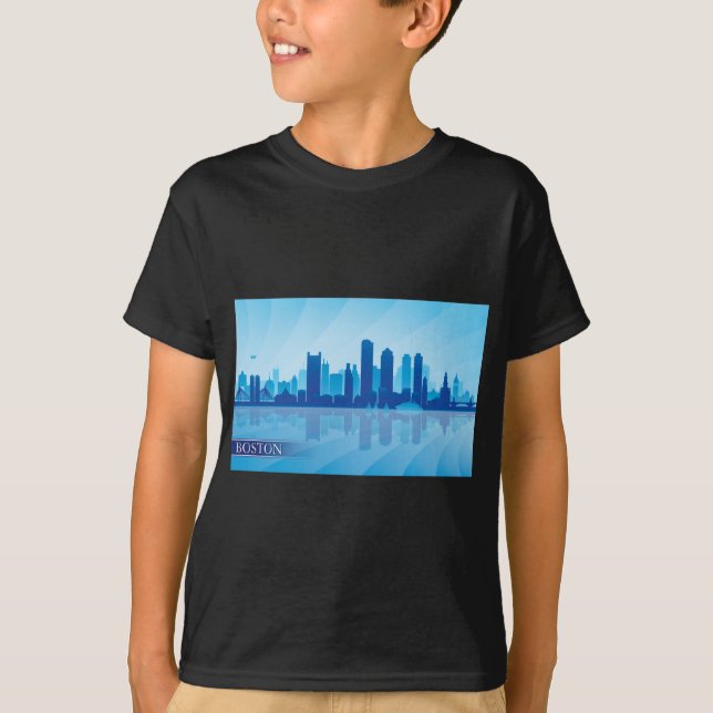 Boston Skyline T-Shirt (Front)