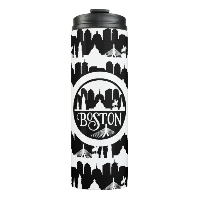 Boston Skyline Thermal Tumbler (Front)