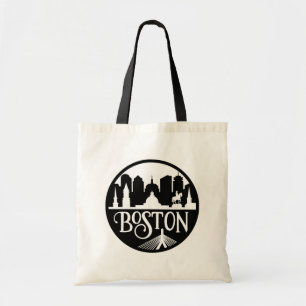 Boston Skyline Tote Bag