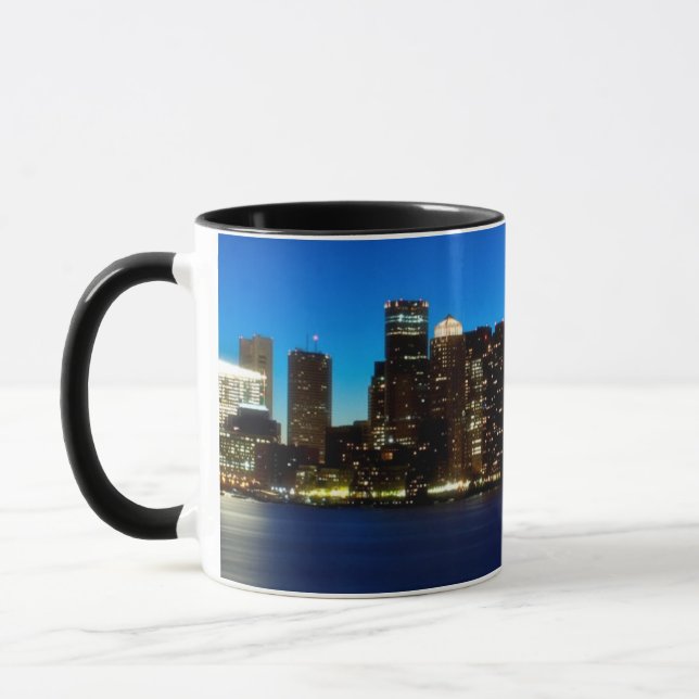 Boston skyline with moon mug (Left)