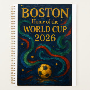 Boston Soccer Art 2026 Football Design Planner