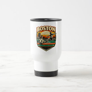 Boston Soccer Team Travel Mug Soccer Fan Tumbler