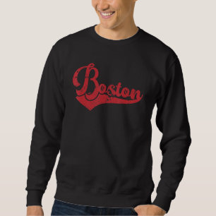 Boston Souvenir Massachusetts Hometown vintage Sweatshirt