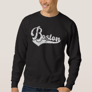 Boston Souvenir Massachusetts Skyline Hometown vi Sweatshirt