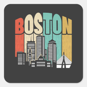 Boston Square Sticker