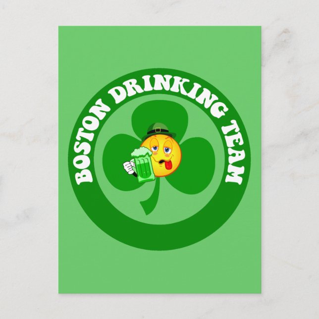 Boston St Patrick's Day Postcard (Front)