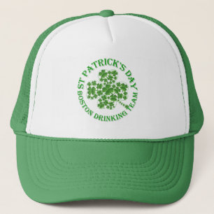 Boston  St Patrick's drinking team Trucker Hat