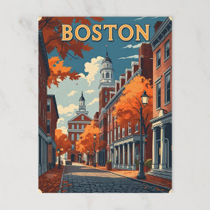 Boston Street Postcard