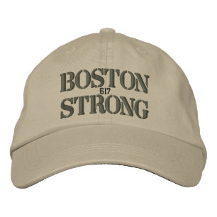Boston Strong 617 Embroidered Hat