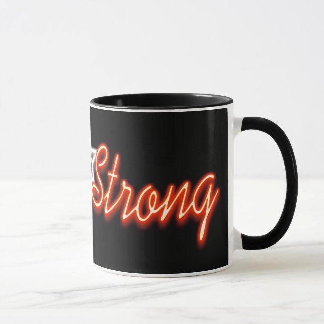 Boston Strong and Glowing Mug (Right)