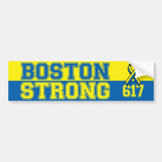 Boston Strong Bumper Sticker (Front)