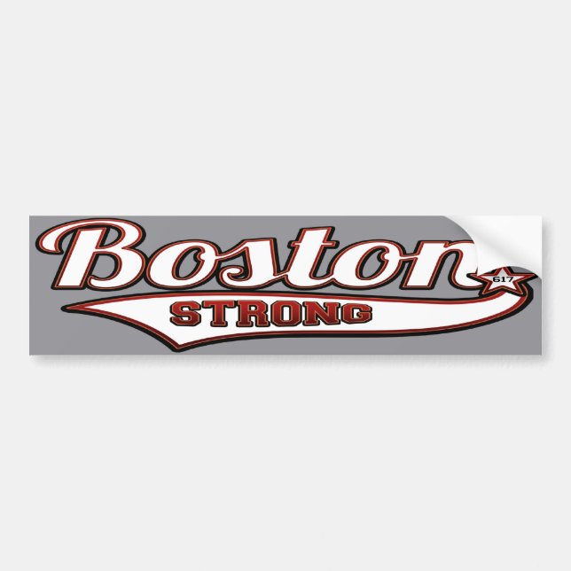 Boston Strong Bumper Sticker (Front)