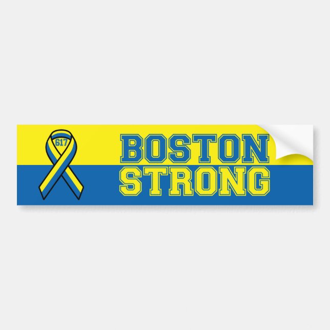 Boston Strong Bumper Sticker (Front)