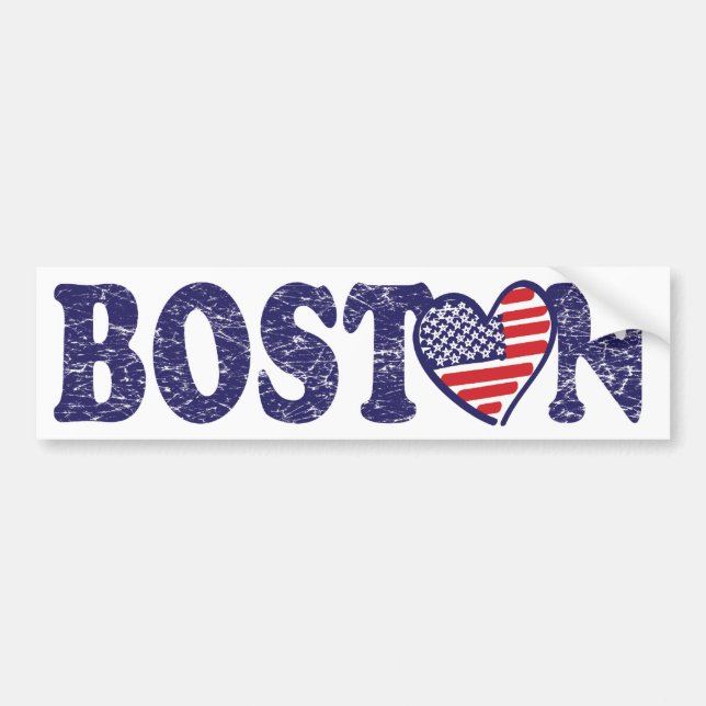 Boston Strong Bumper Sticker (Front)