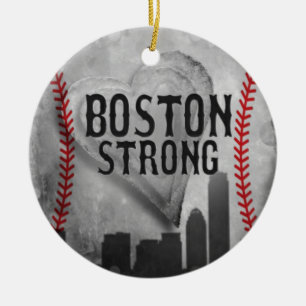 Boston Strong by Vetro Jewellery & Designs Ceramic Tree Decoration
