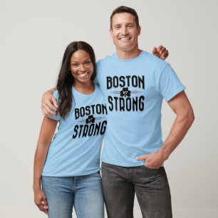 Boston Strong Deco Shamrock Irish T-Shirt