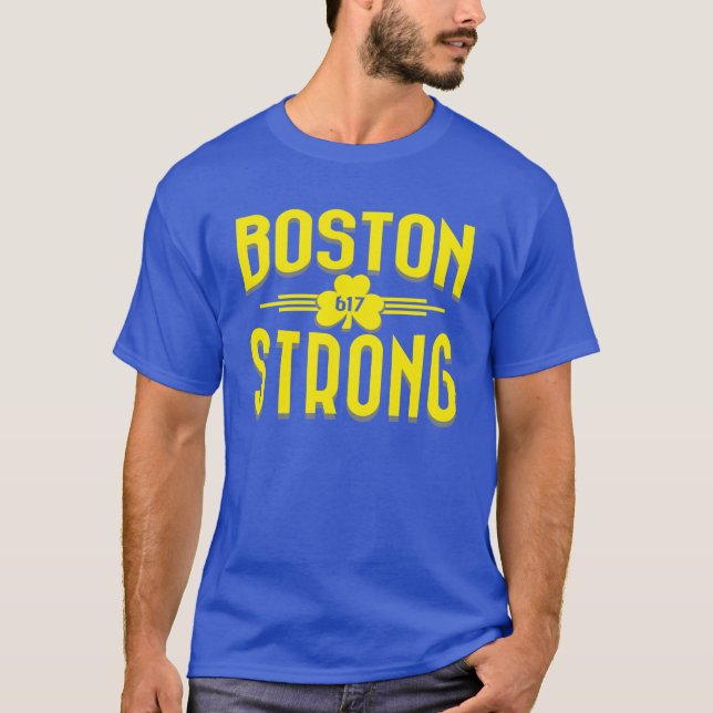 Boston Strong Deco Shamrock T-Shirt (Front)