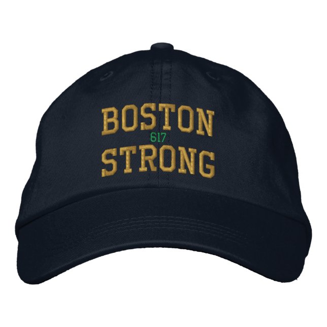 Boston Strong Embroidered Hat (Front)