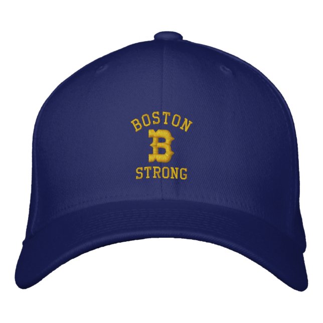 Boston Strong Embroidered Hat (Front)