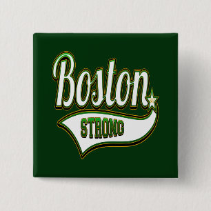 Boston Strong Irish GREEN 15 Cm Square Badge