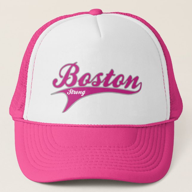 BOSTON STRONG Pink Ballpark Hat (Front)