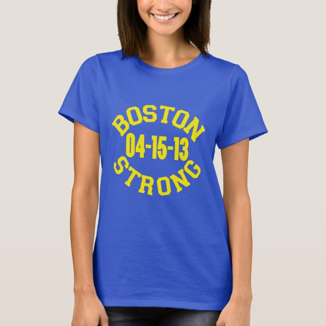 Boston Strong Remembers T-Shirt (Front)