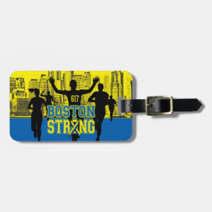Boston Strong Spirit Silhouettes Luggage Tag