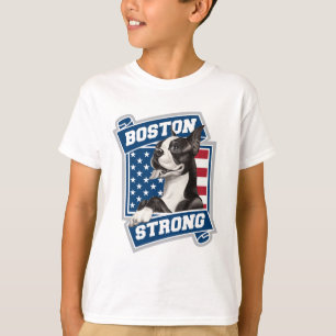 BOSTON STRONG TERRIER crest style T-Shirt