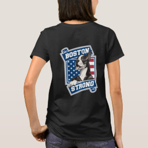 BOSTON STRONG TERRIER crest style T-Shirt