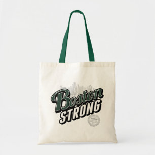 Boston Strong Typographic Style Tote Bag