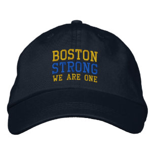 Boston Strong We Are One Embroidered Cap