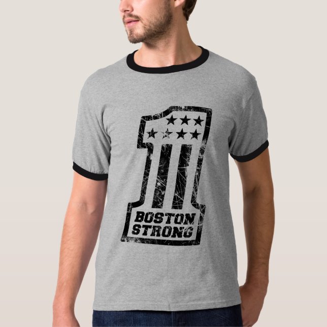 Boston Strong WE ARE ONE T-Shirt (Front)