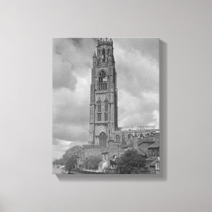Boston Stump and River Welland, Lincolnshire Canvas Print